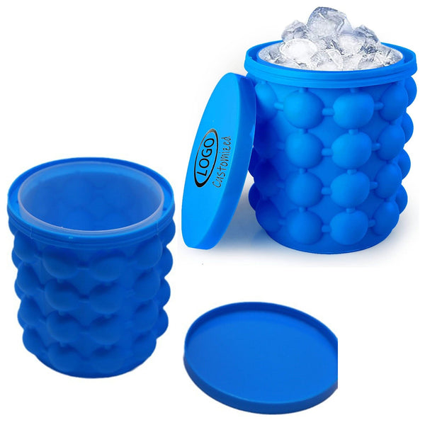 Round Silicone Ice Bucket