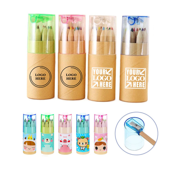 Mini Drawing Colored Pencils With Sharpener