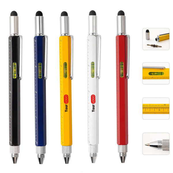 6 in 1 Multi Functional Stylus Tool Pen