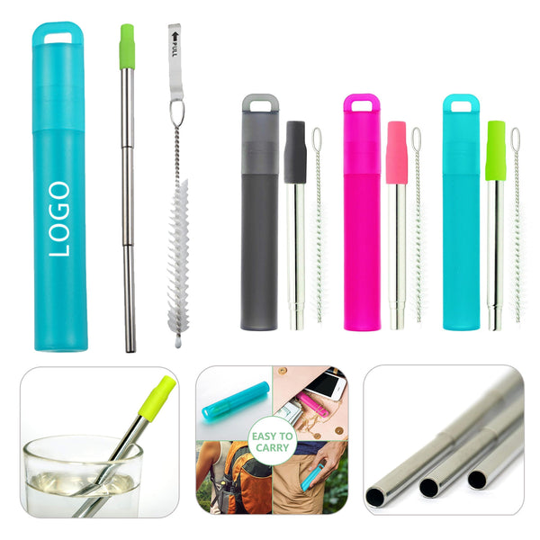 Collapsible Stainless Steel Drinking Straw