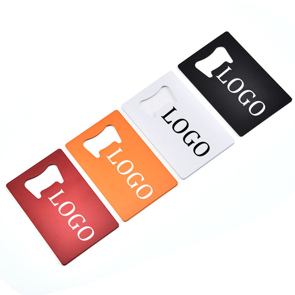 Stainless steel flat beer bottle opener