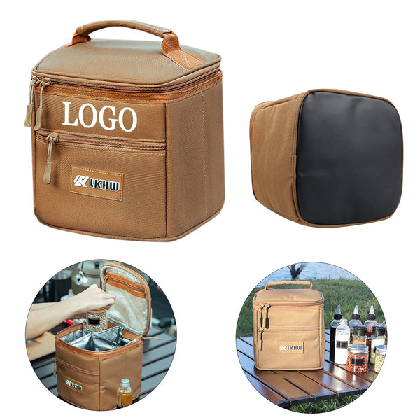 Portable outdoor seasoning storage bag