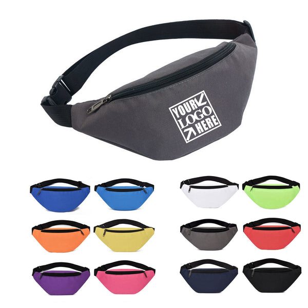 2-Zipper Pocket Fanny Pack