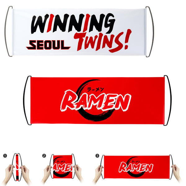 Handheld Roll Out Retractable Banner