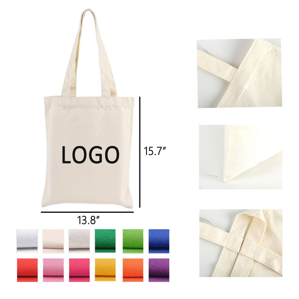 Eco-Friendly 100% Cotton Canvas Tote Bag